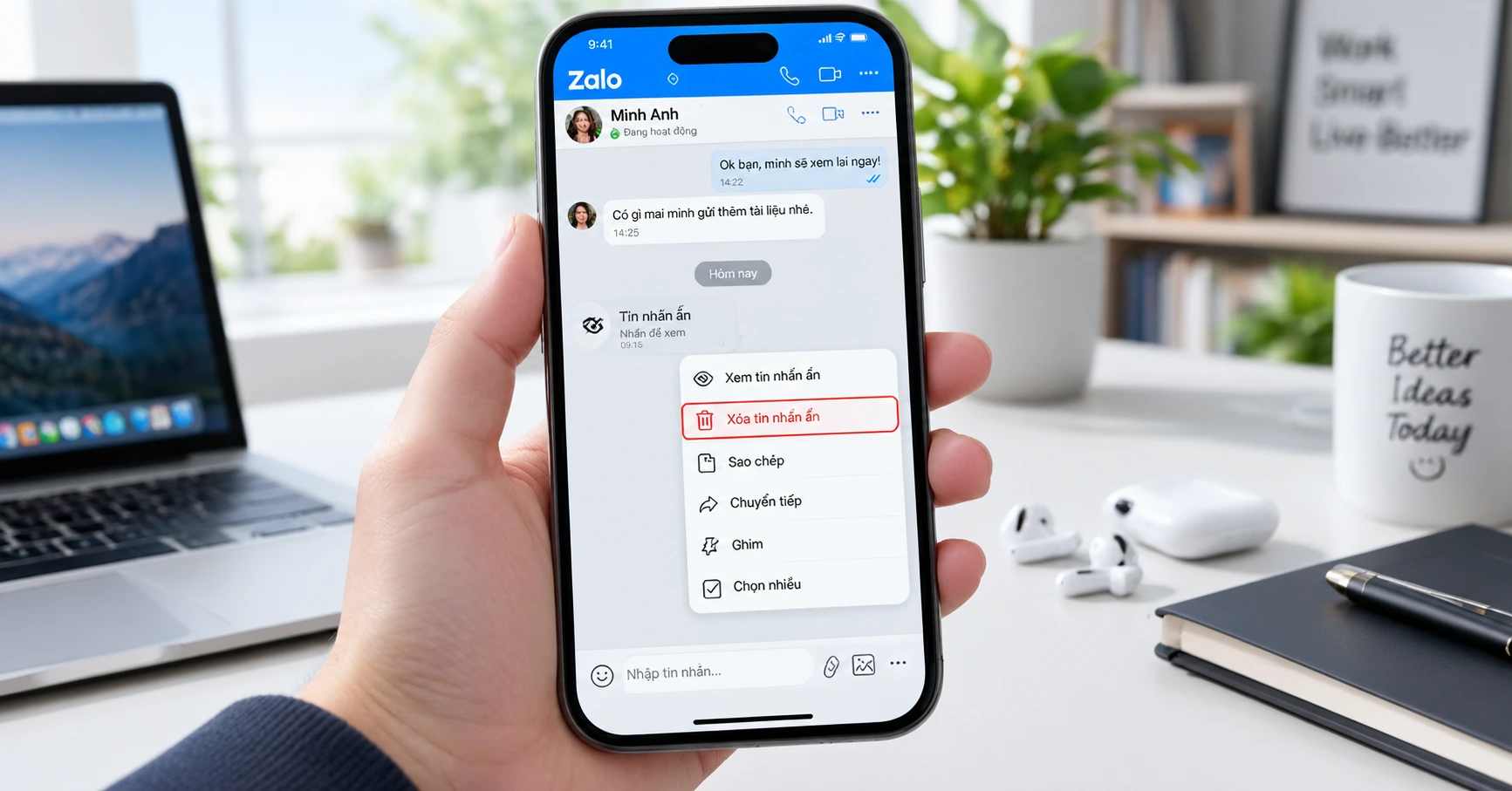 Hướng dẫn cách xoá ẩn tin nhắn zalo chi tiết và dễ thực hiện - image 3