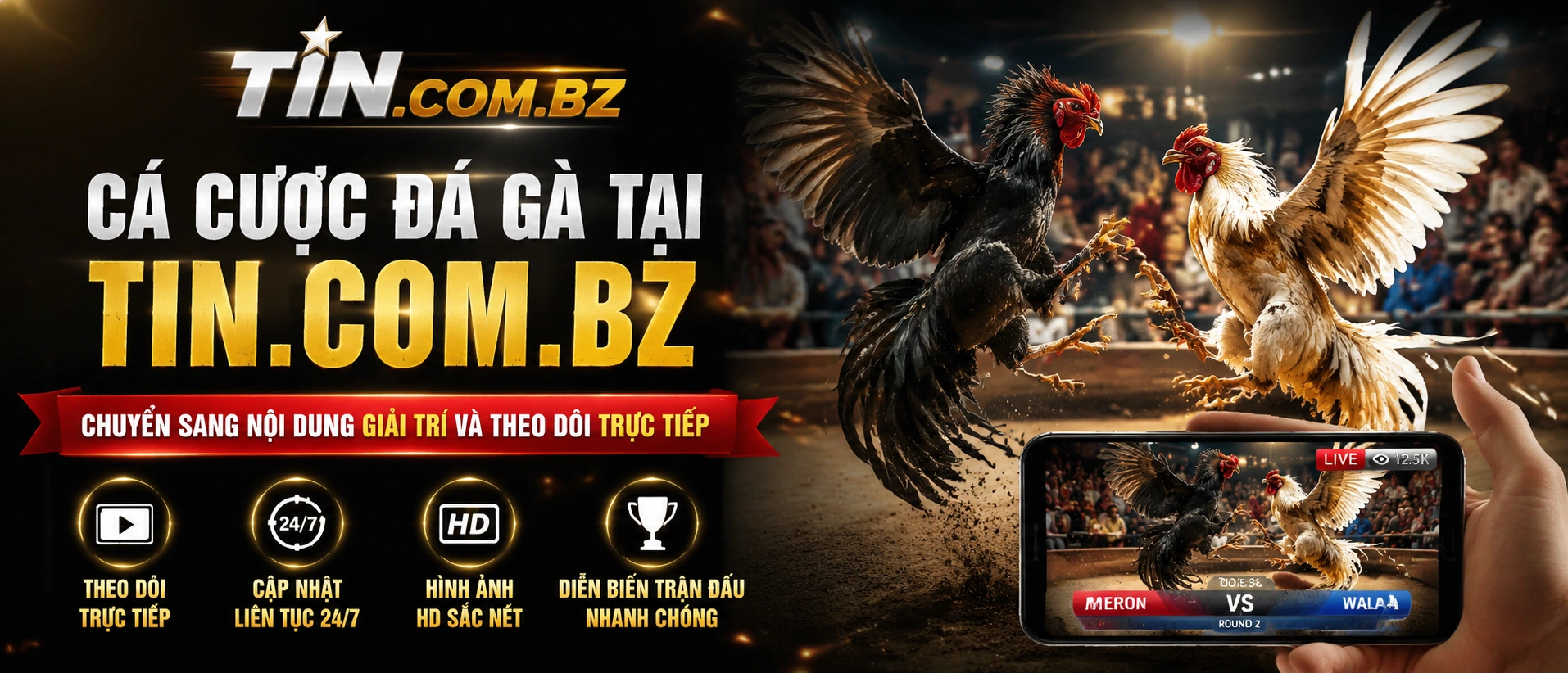 Đá Gà trực tiếp với trải nghiệm mobile