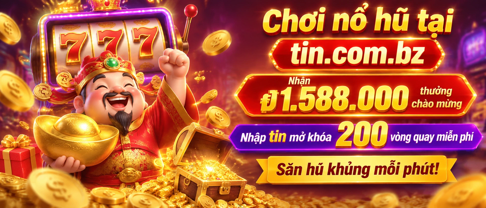 Khu Nổ Hũ trên tin.com.bz với giao diện danh mục rõ ràng