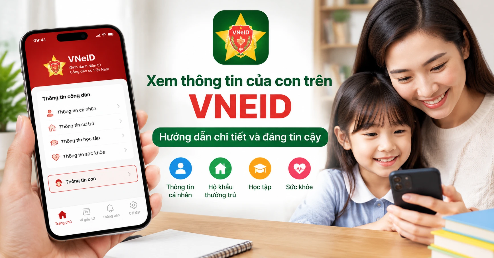 Xem thông tin của con trên VNEID – Hướng dẫn chi tiết và đáng tin cậy - image 1 Xem thông tin của con trên VNEID – Hướng dẫn chi tiết và đáng tin cậy - image 1